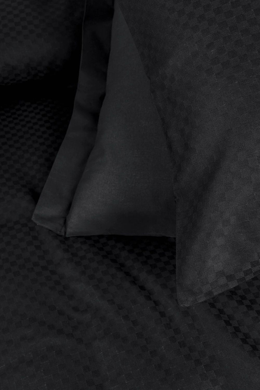 Plaid Ranforce Tek Kişilik Nevresim Takımı Siyah - 2