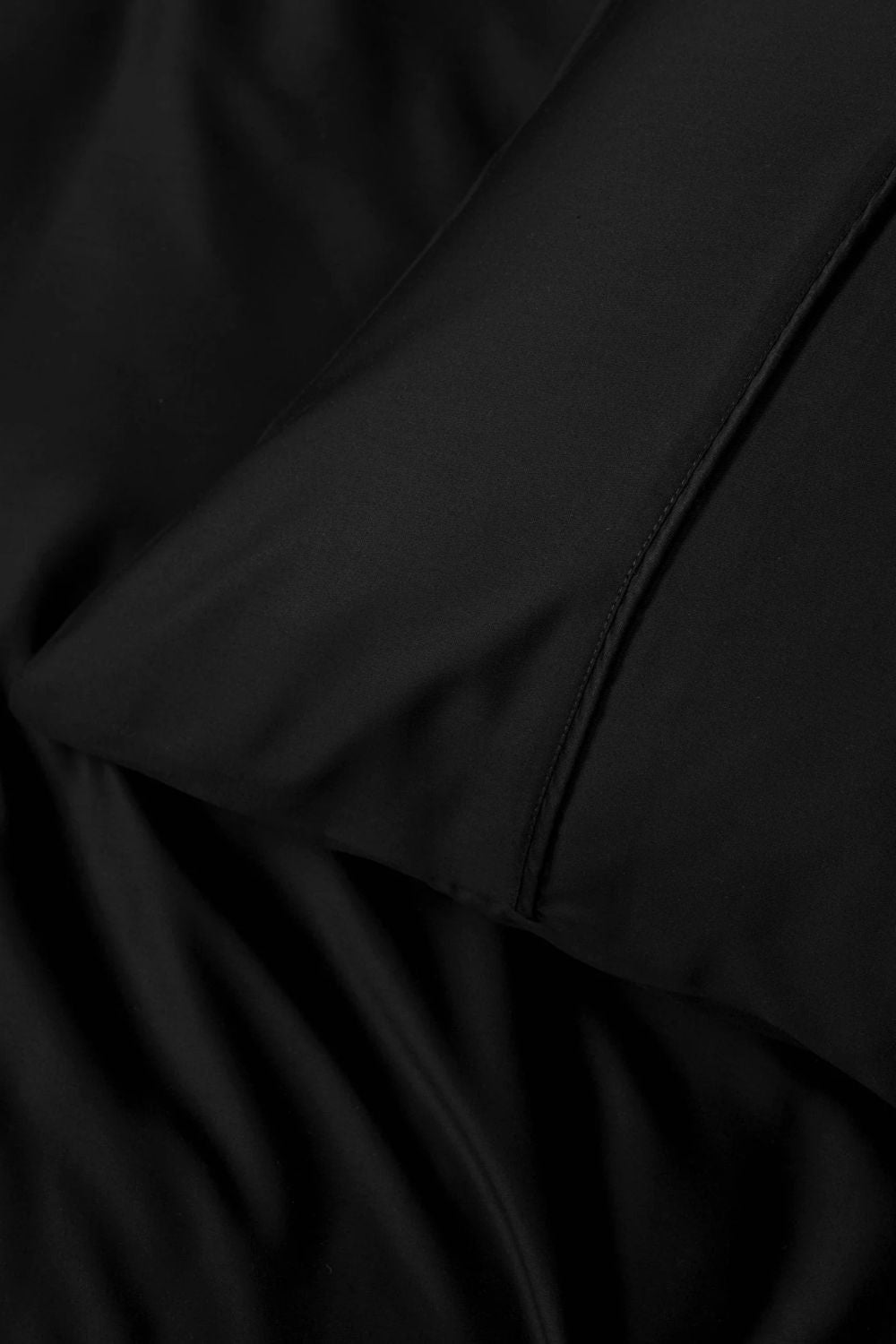Silky Saten King Size Nevresim Takımı Siyah - 1