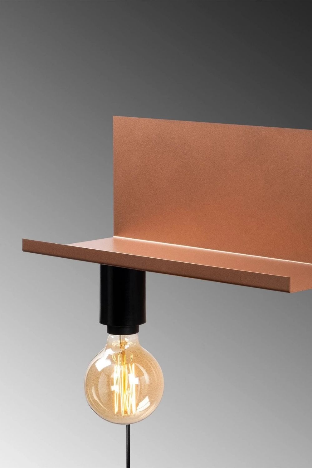 Brookara 501 Copper Black Rustik Aplik Duvar Aydınlatma - 3