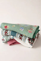Stripe And Rose Organik Pamuk 4 Katlı Müslin Yatak Örtüsü - 2