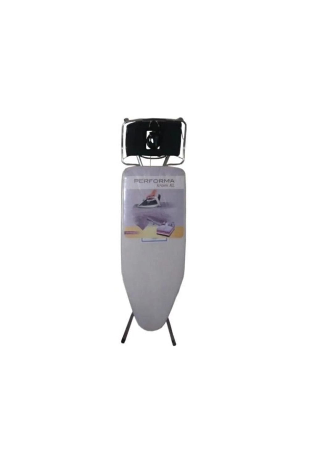 Performa Xl Krom Ütü Masası Isıya Dayanıklı Pamuklu Yüzey 47x125 Cm Large - 1
