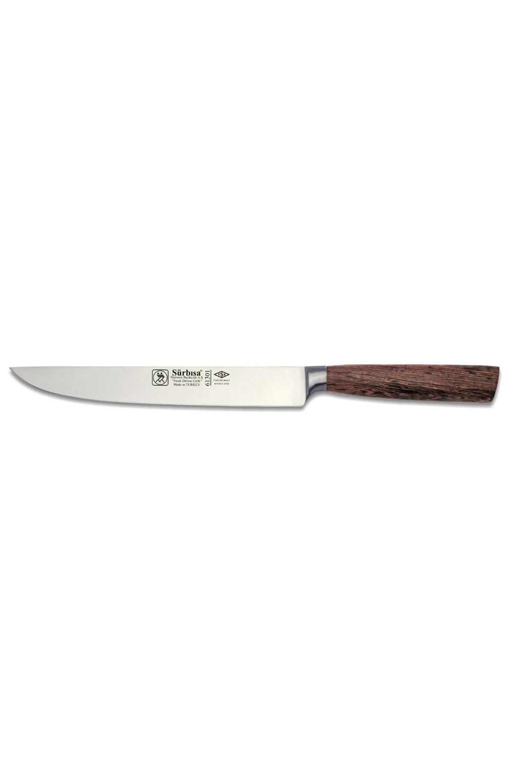 Sürmene 61301 Sıcak Dövme Mutfak Bıçağı Zeytin Saplı Ahşap 21 Cm - 1
