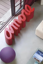 Amore Kırmızı Bench Puf - 1
