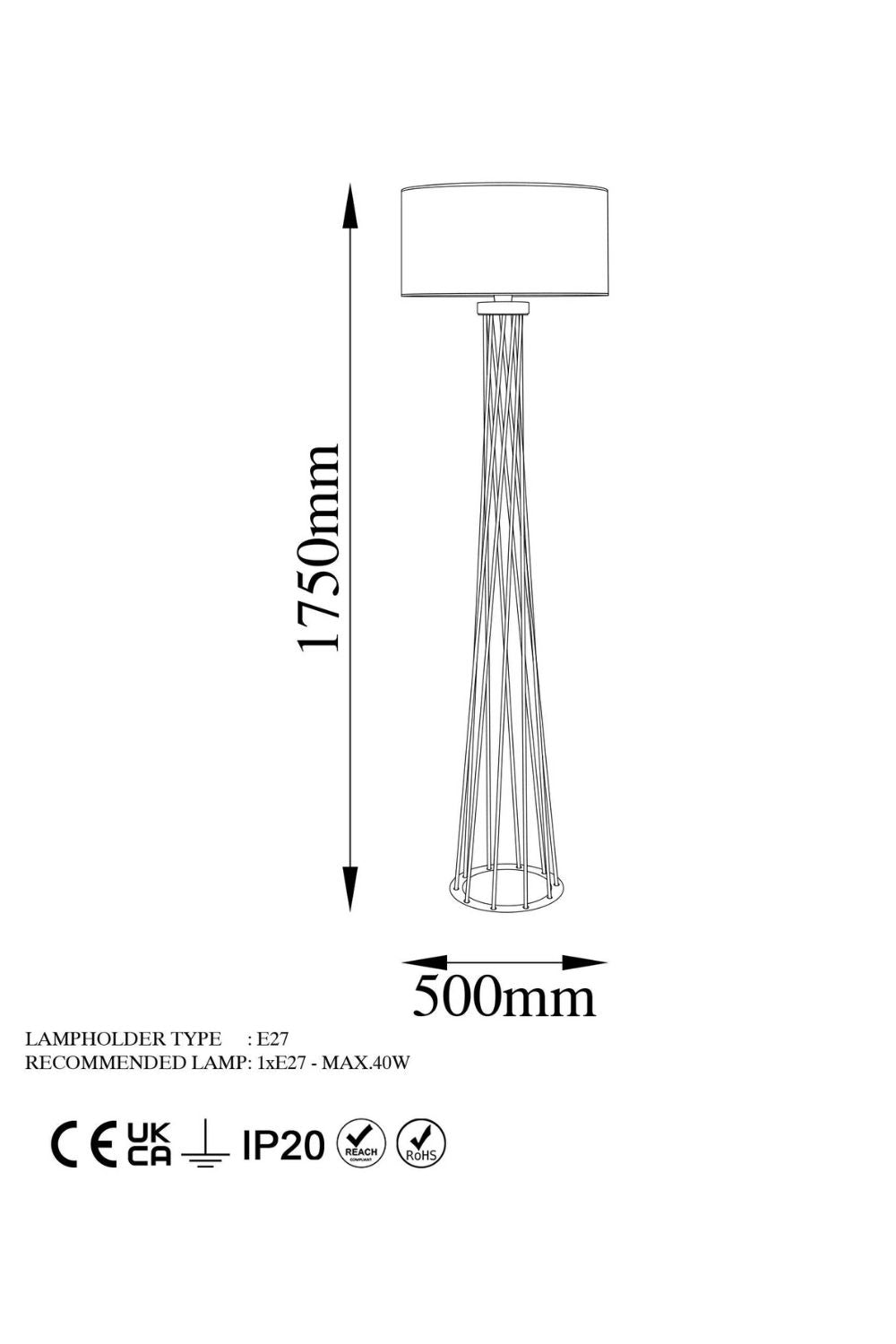 Creekara 13473 Abajur Lambader Aydınlatma - 7