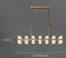 Monaco Alabaster Lineer Avize - 6