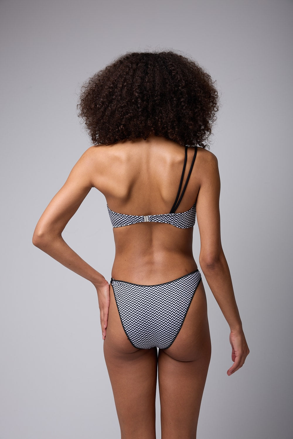 Barabella Tek Omuz Straplez Bikini Üstü - 3