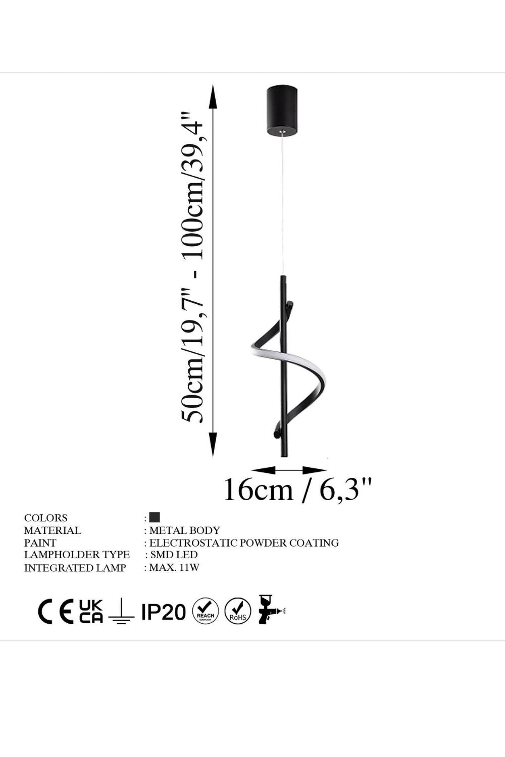 Jasminara 13518 Led Sarkıt Aydınlatma - 5