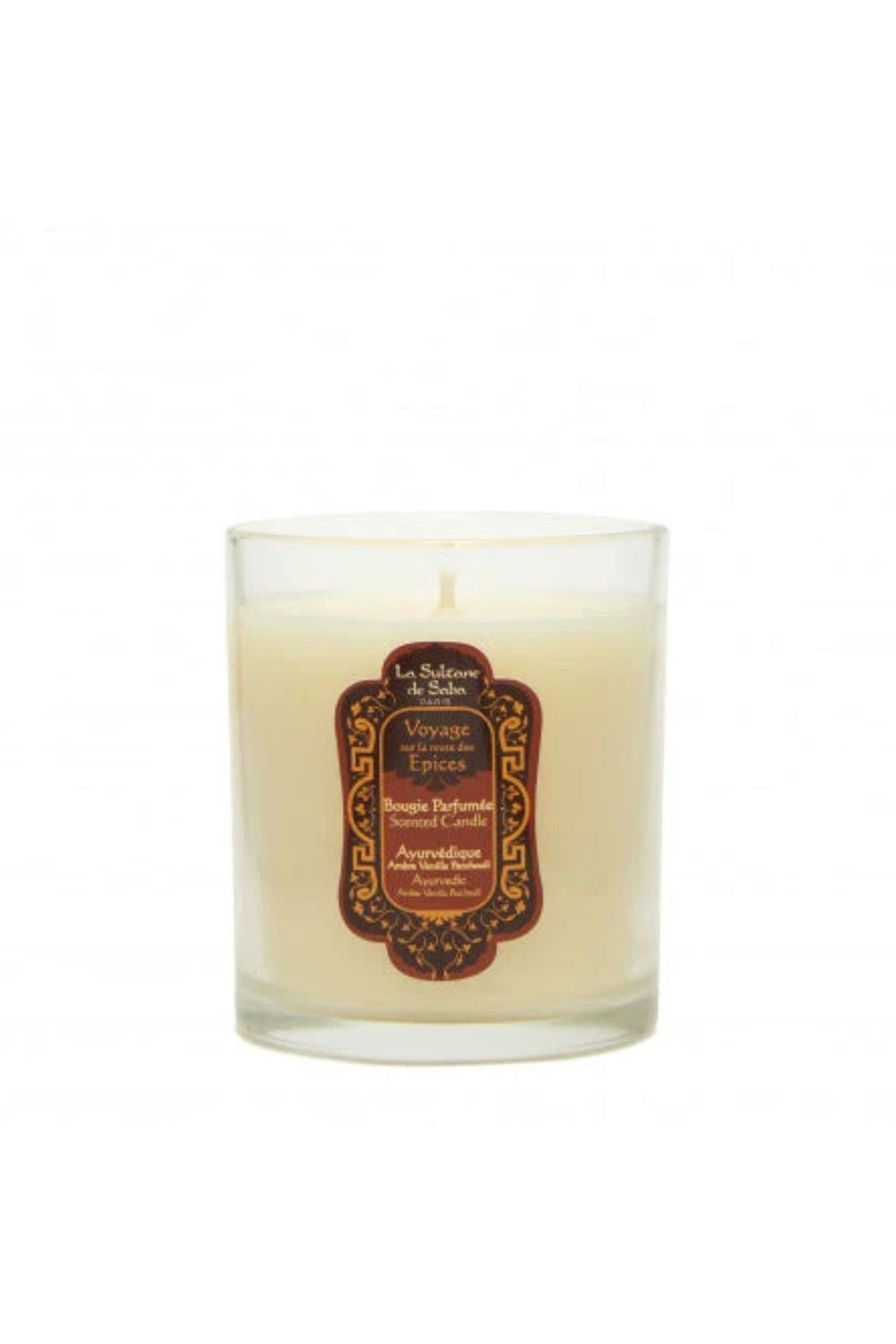 Candle Oriental Ayurvedic Amber Vanilla Patchouli - Spices - 1