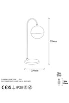Callisto 12204 Cam Masa Lambası Aydınlatma - 6