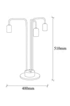 Atollis 3521 Rustik Masa Lambası Aydınlatma - 3