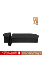 Kanyon Siyah Meşe Ahşap Oval Orta Sehpa - 4