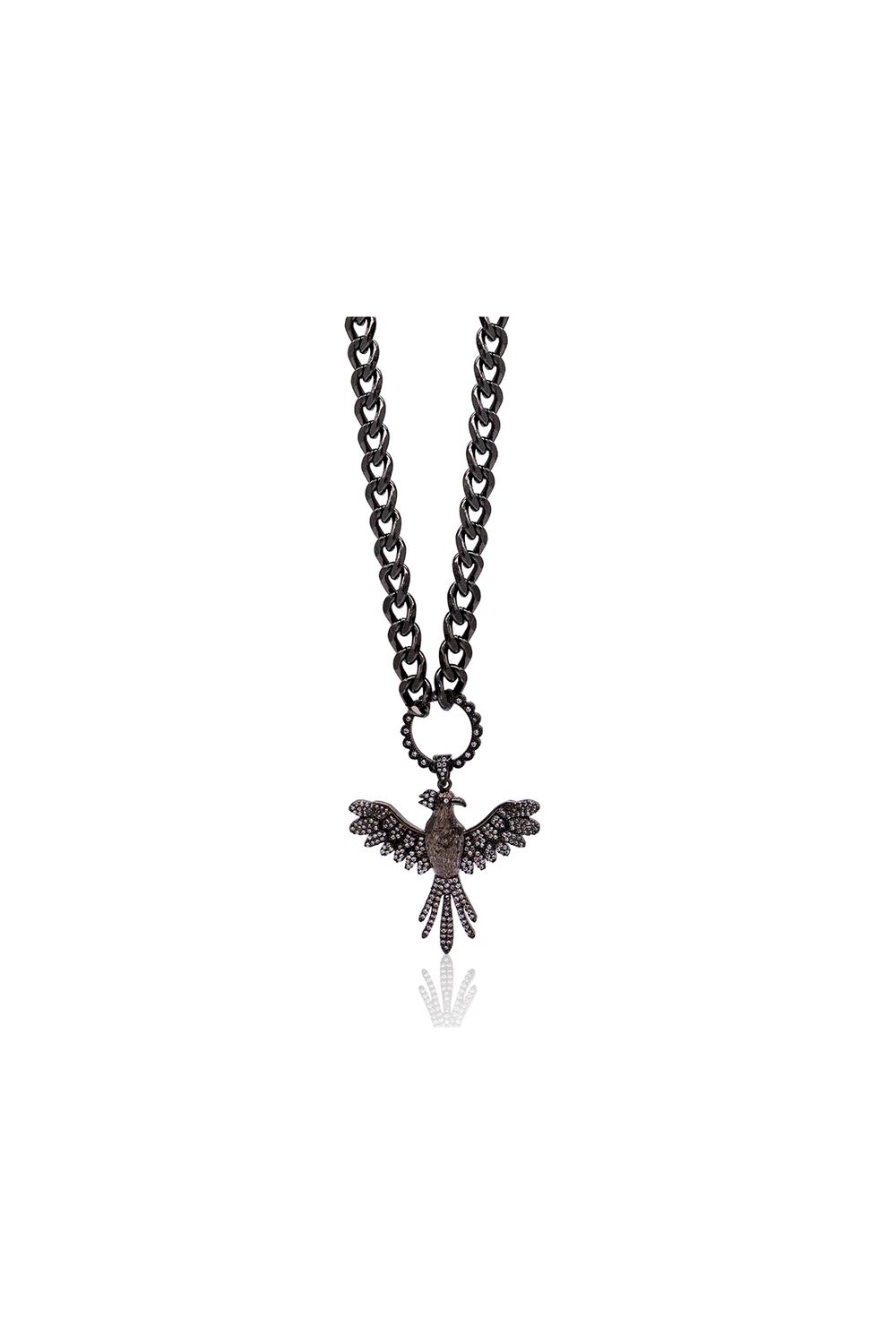 Phoenix Dark Zincir Kolye - 0