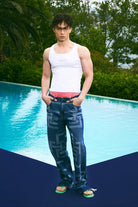 Sunny Unisex Monogram Jeans - 2
