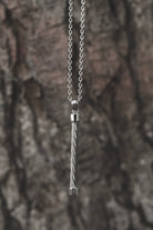 Helical Zincir Kolye, Gümüş - 2