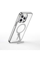 Magsafe Uyumlu Standlı Şeffaf Kılıf, Iphone 15 Pro - 1