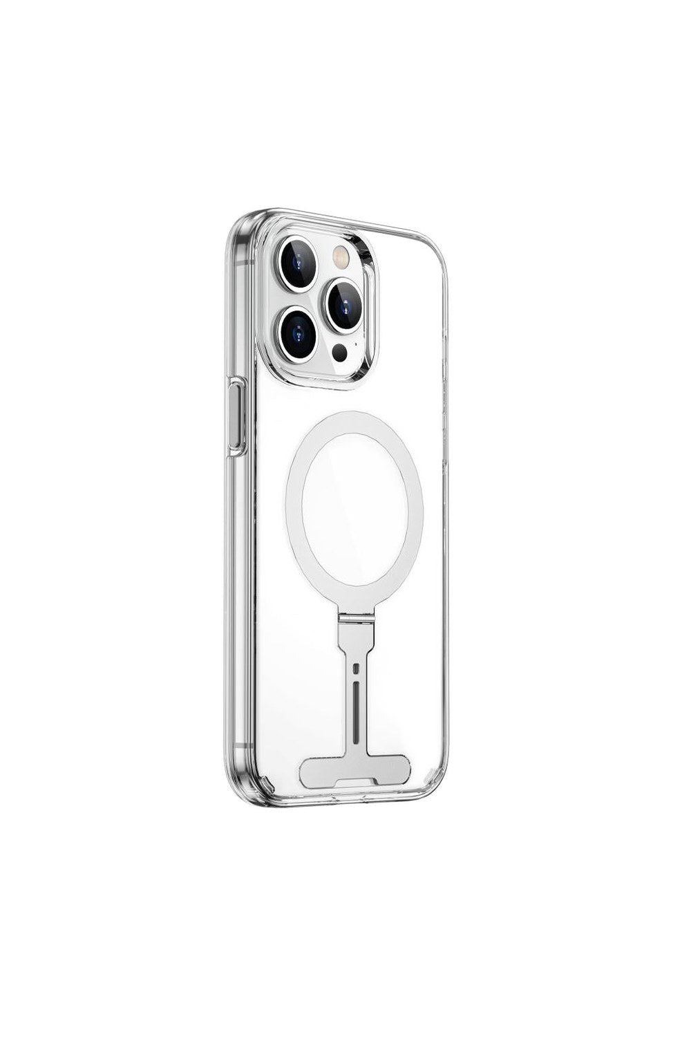Magsafe Uyumlu Standlı Şeffaf Kılıf, Iphone 15 Pro Max - 3