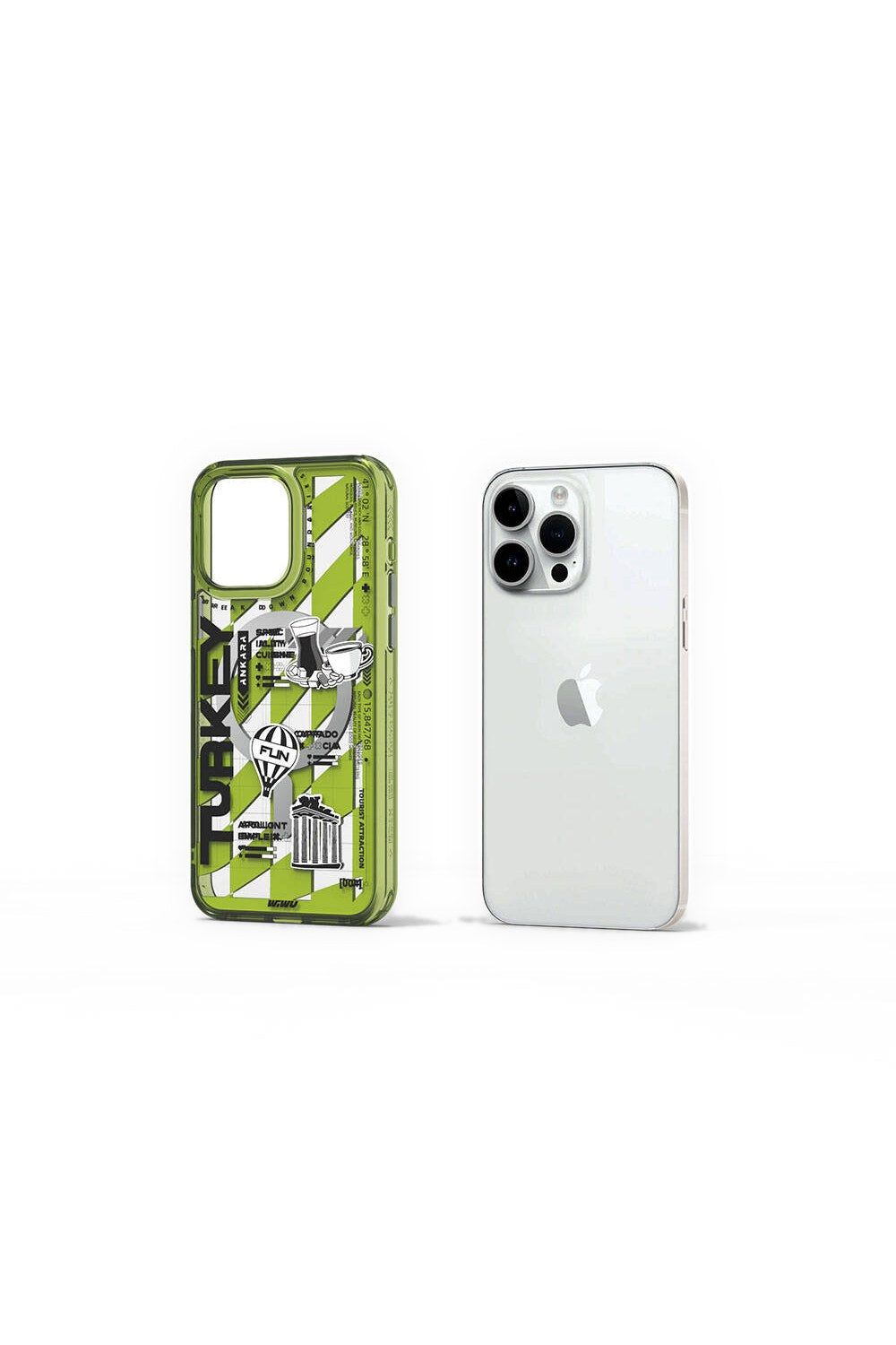 Turkey A Serisi Magsafe Uyumlu Desenli Kılıf, Iphone 15 Pro Max - 3