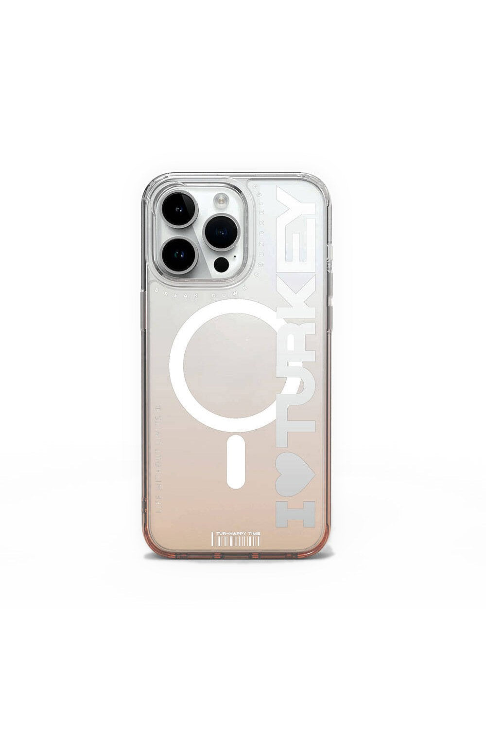Turkey C Serisi Magsafe Uyumlu Şeffaf Renk Geçişli Kılıf, Iphone 15 Pro Max - 0