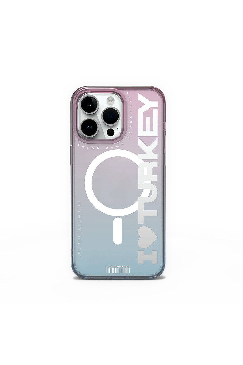 Turkey C Serisi Magsafe Uyumlu Şeffaf Renk Geçişli Kılıf, Iphone 15 Pro Max - 4