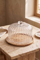 Madera Yuvarlak Kek Saklama Fanusu 30x30x20 Cm - 2