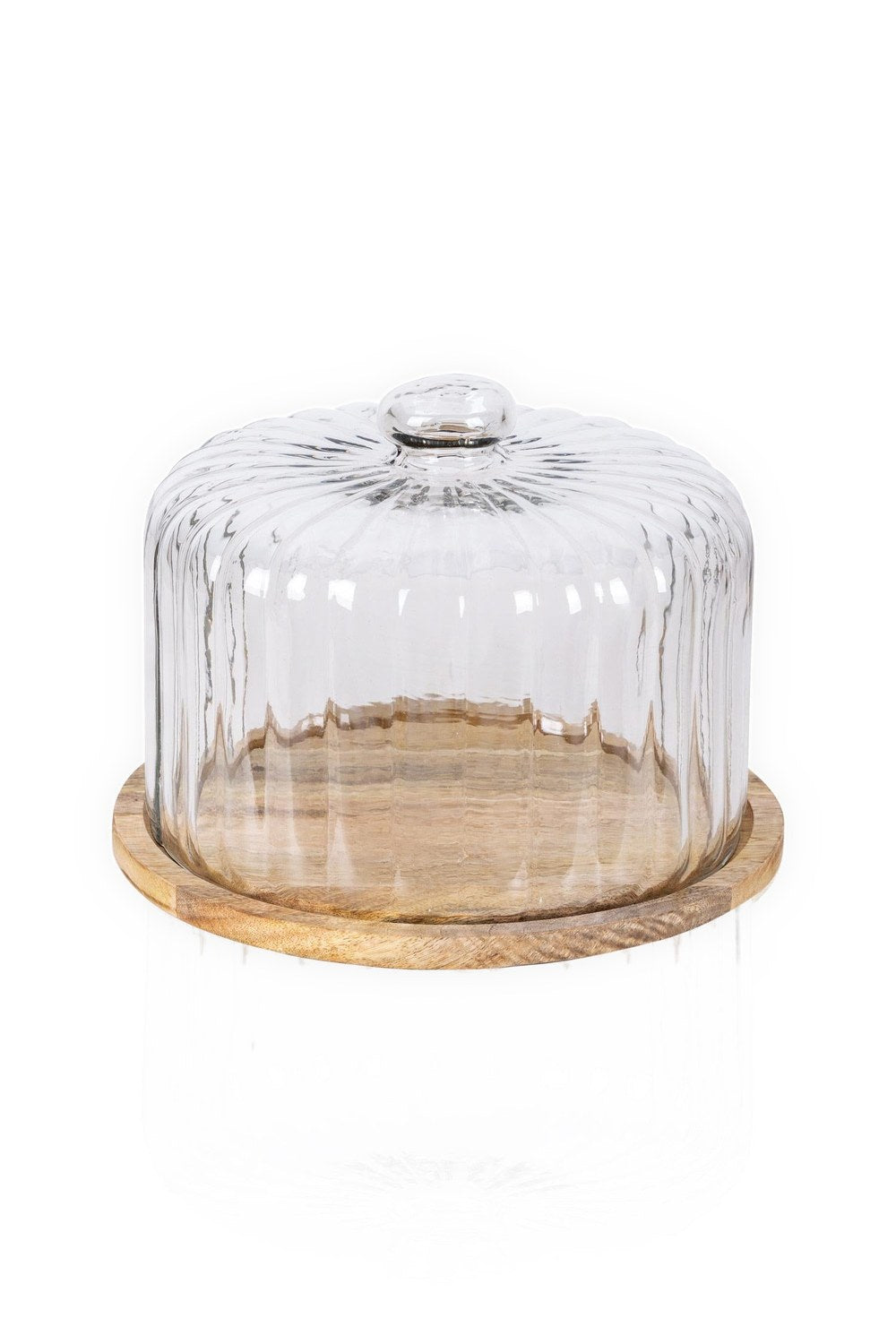 Madera Yuvarlak Kek Saklama Fanusu 30x30x20 Cm - 3