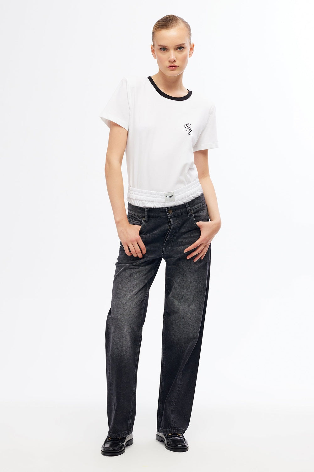 Amarillo Black Jean - 0