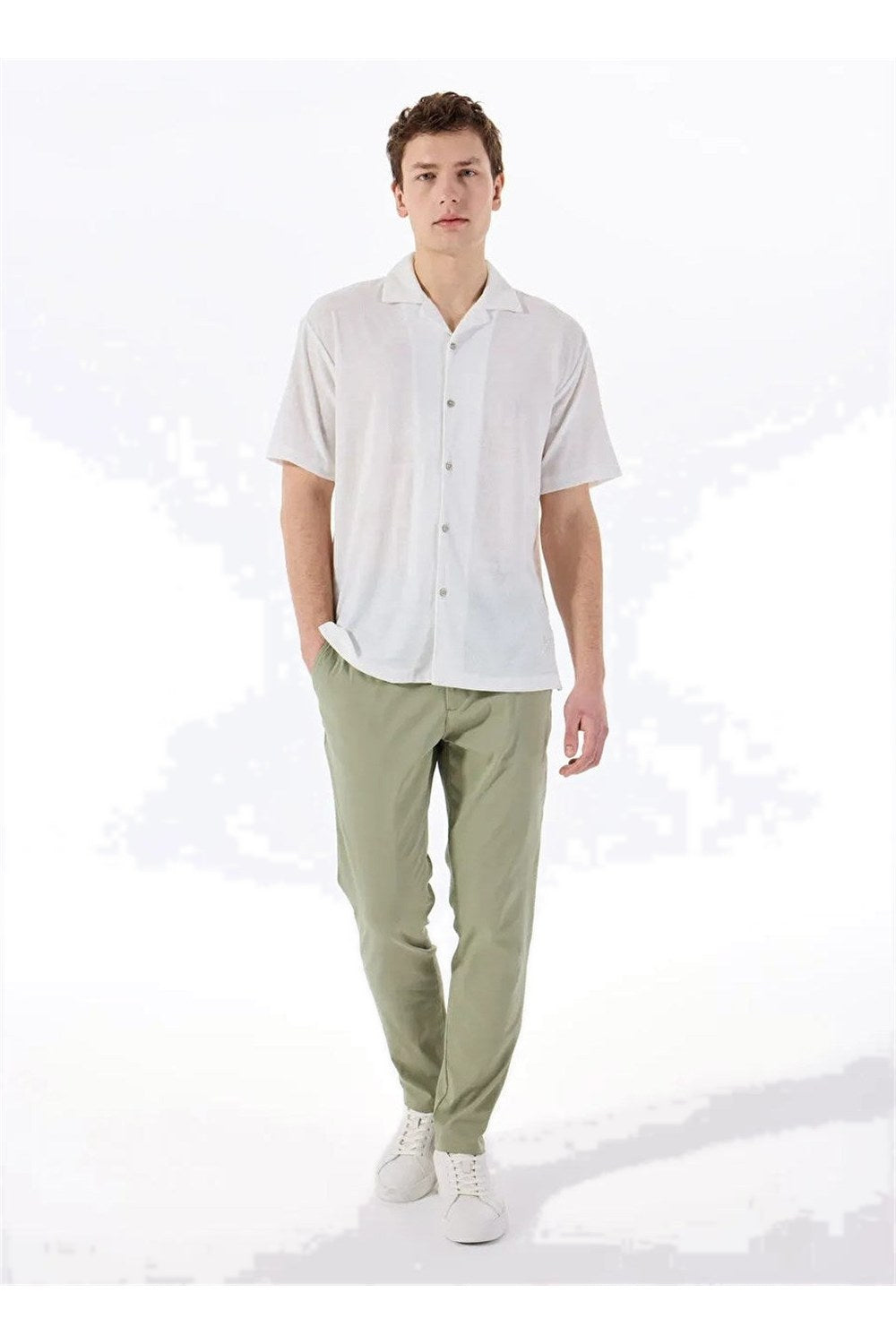 Fermuar Detaylı Jogger Erkek Pantolon - 4