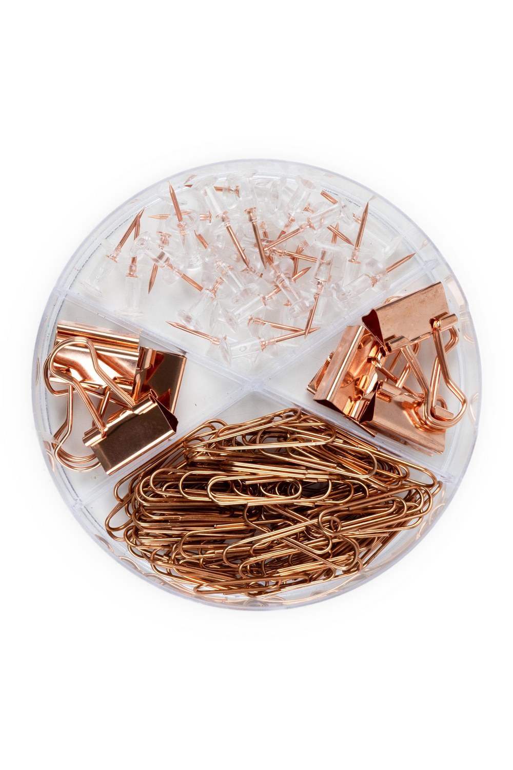 Ataç, Raptiye Ve Klips Seti, Rose Gold - 1