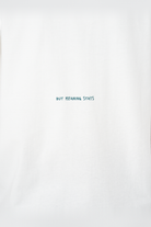 Kadın Oversize Basic Baskılı Tişört - Beyaz - 3