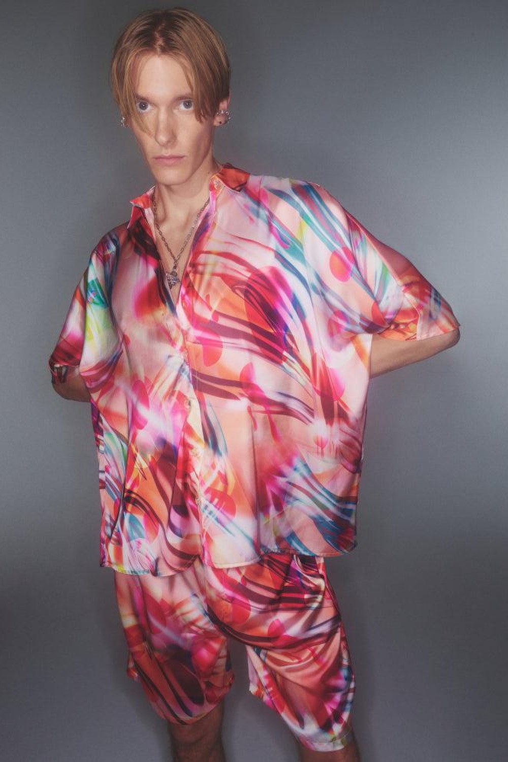 Milena Multicolor Pajama Shirt - 2