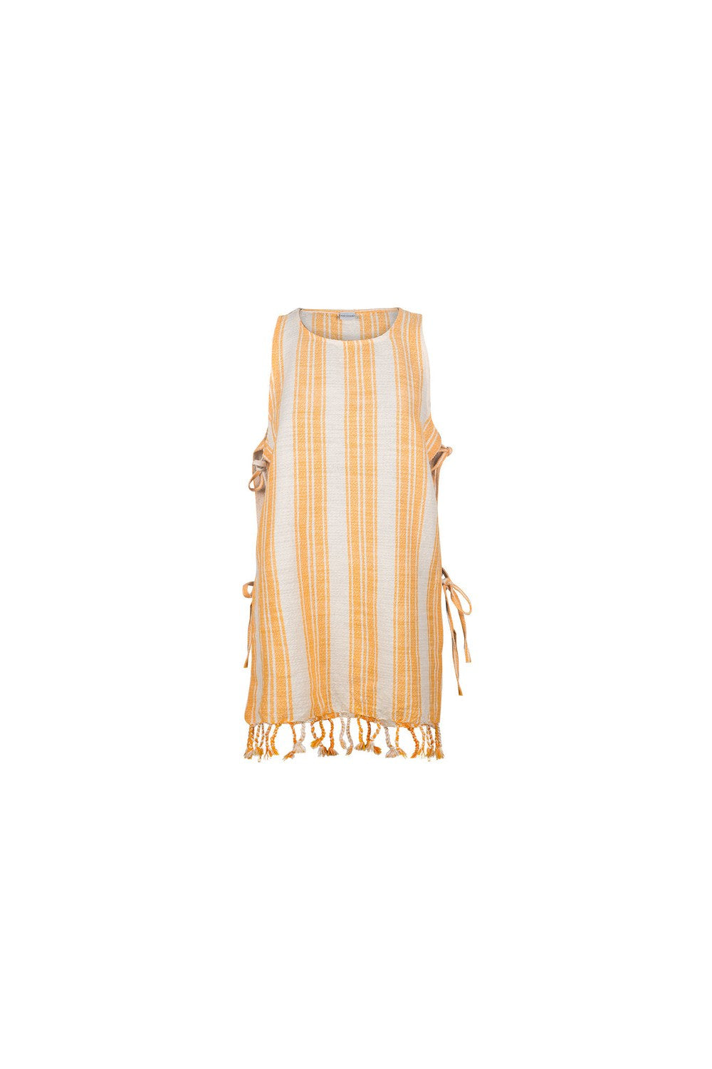 Ashley Cut Out Detailed Mini Dress Yellow - 0