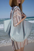 Jasper Peshtamal Oversized Beach Bag Violet - 1