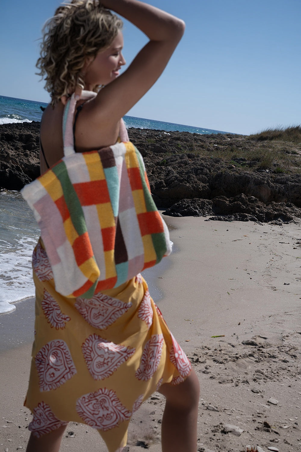 Mono Beach Bag Blush - 1