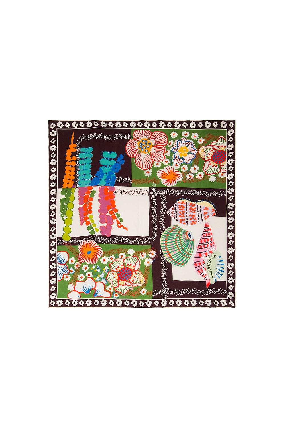 Thalia Silk Printed Scarve - 0