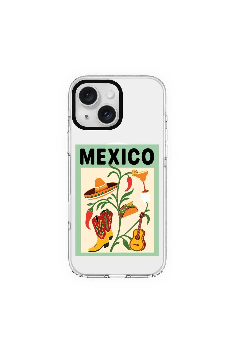 I Am Mexican-Clear Kılıf Magsafe Özellikli - Iphone 15 Plus - 0