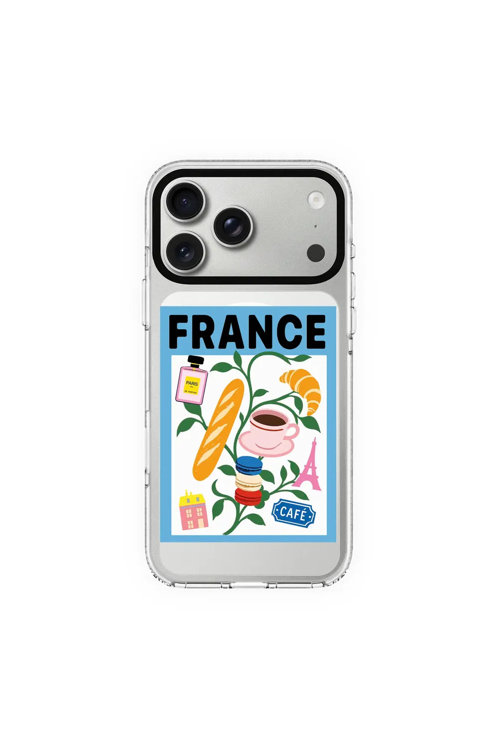 I Am French-Clear Kılıf Magsafe Özellikli - Iphone 17 Pro - 0
