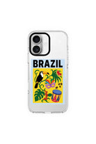 I Am Brazilian-Clear Kılıf Magsafe Özellikli - Iphone 16e - 0