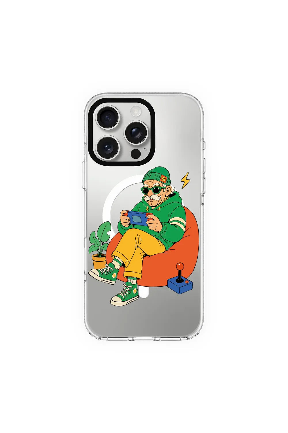 Game Day-Clear Kılıf Magsafe Özellikli - Iphone 15 Pro Max - 0