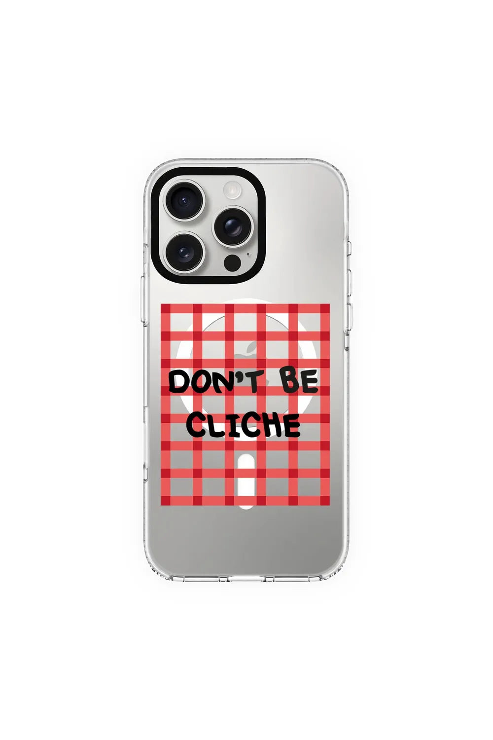 Don't Be Cliche-Clear Kılıf Magsafe Özellikli - Iphone 16 Pro Max - 0