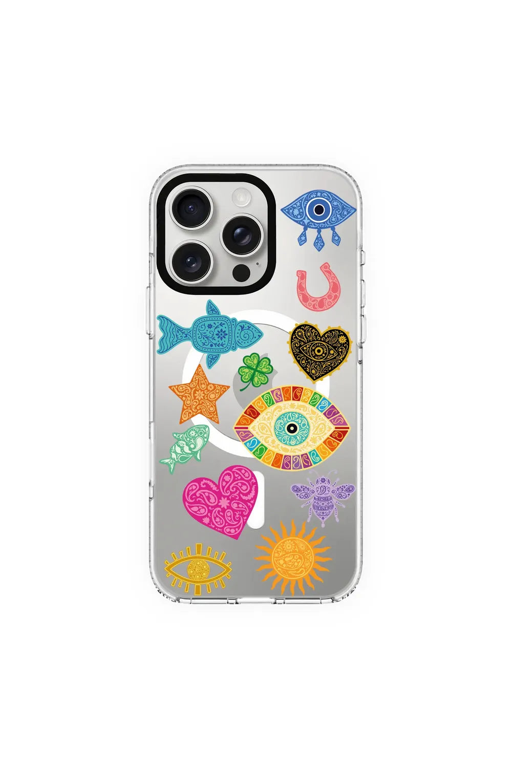 Charms By Berrin Özkan-Clear Kılıf Magsafe Özellikli - Iphone 16 Pro Max - 0