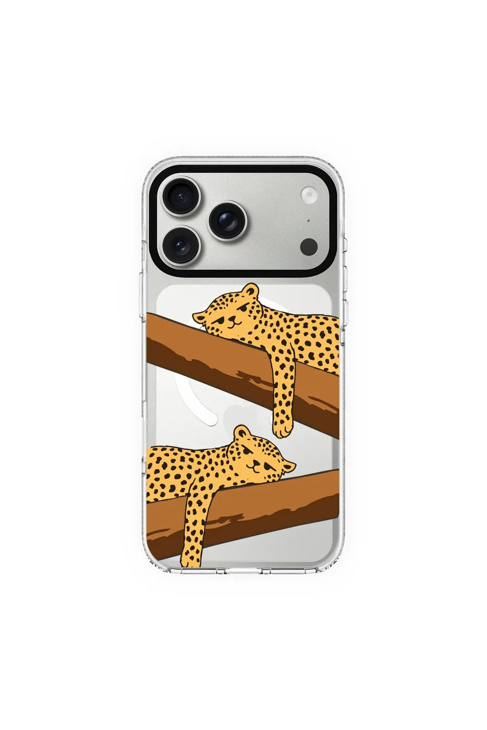 Leopard Siesta-Clear Kılıf Magsafe Özellikli - Iphone 17 Pro Max - 0