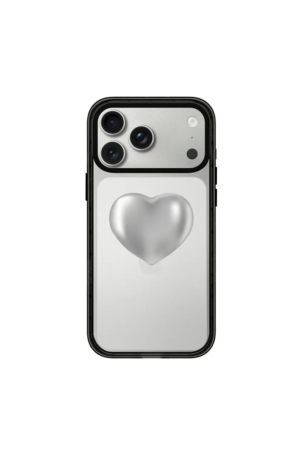 Silver Heart-Power Kılıf - Iphone 17 Pro - 0