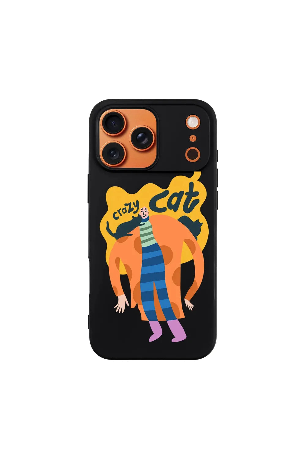 Crazy Cat-Ultra Silikon Kılıf-Iphone 17 - 3