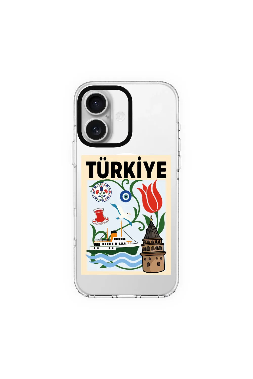 I Am Turkish-Clear Kılıf Magsafe Özellikli - Iphone 16 - 0