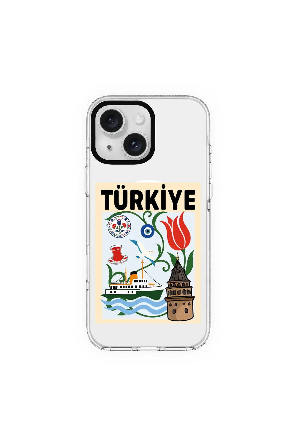 I Am Turkish-Clear Kılıf Magsafe Özellikli - Iphone 15 - 0