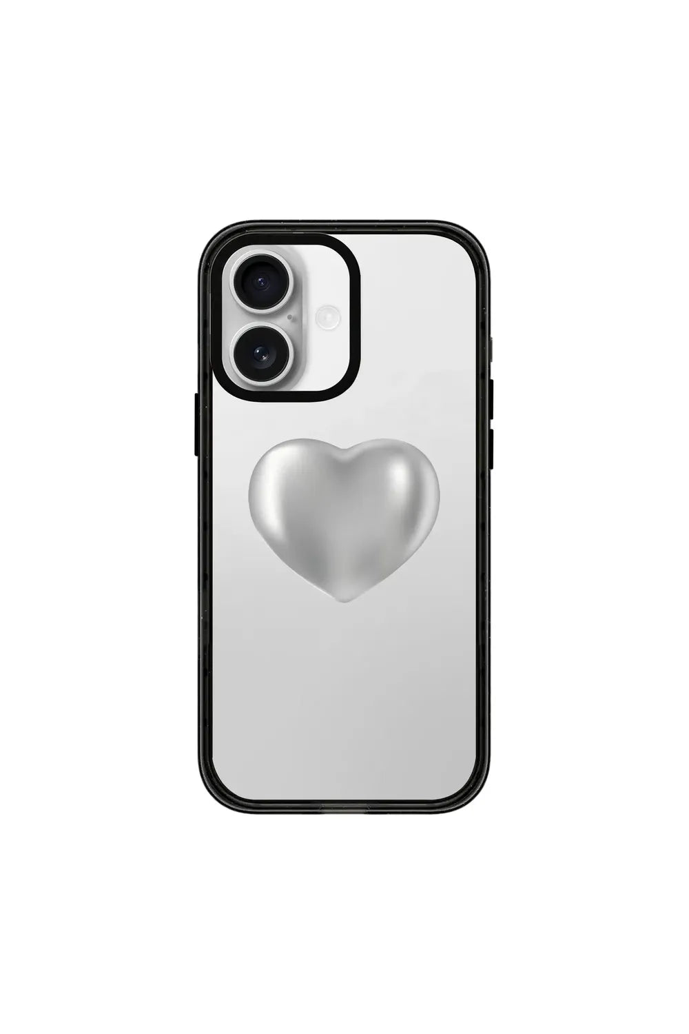 Silver Heart-Power Kılıf - Iphone 16e - 0