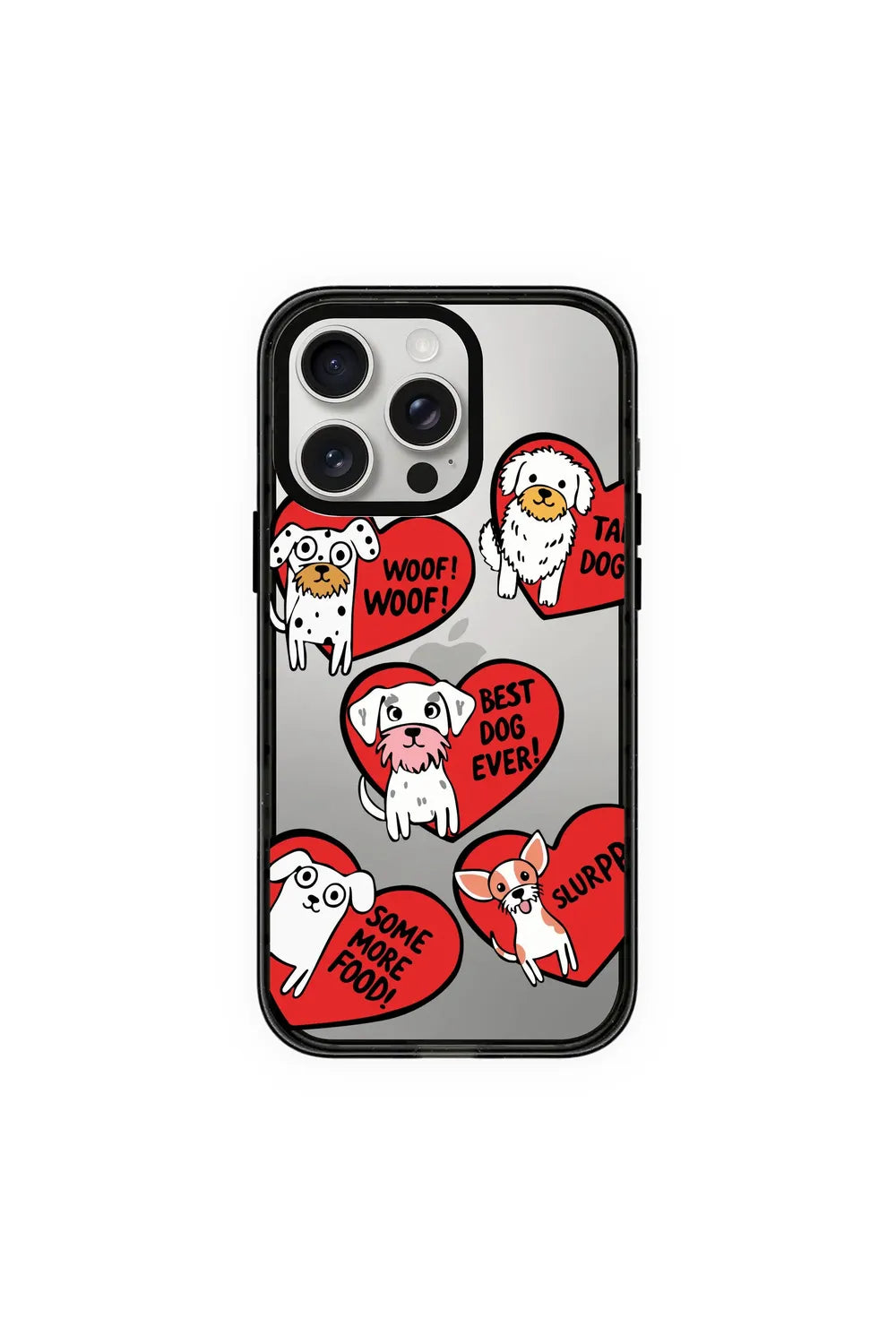Dogs With Hearts-Power Kılıf - Iphone 15 Pro - 0