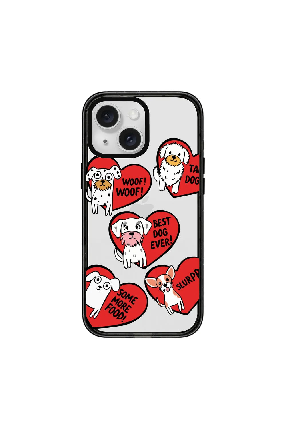 Dogs With Hearts-Power Kılıf - Iphone 15 Plus - 0
