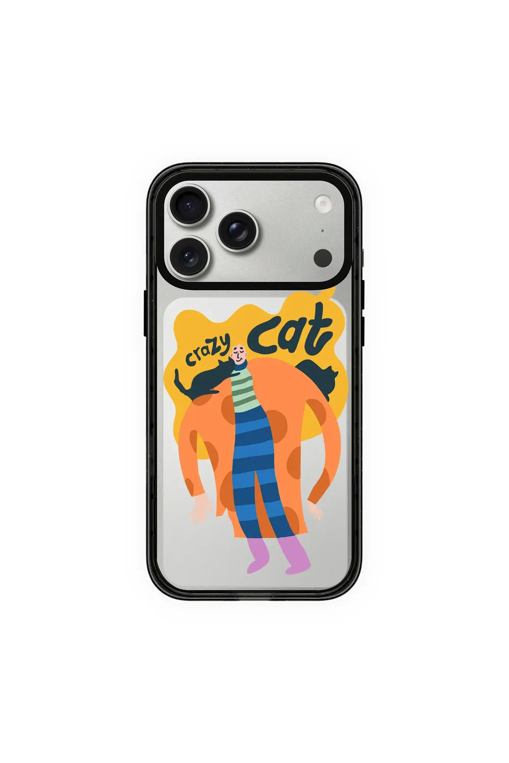 Crazy Cat-Power Kılıf - Iphone 17 Pro - 0
