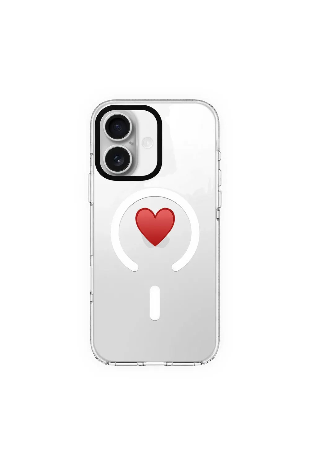 Spread Heart-Clear Kılıf Magsafe Özellikli - Iphone 16e - 0